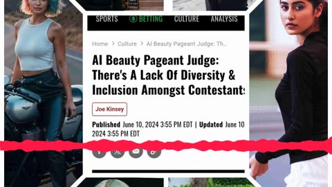 These AI beauty contestants have no personality!