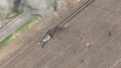 9 OMBr Kholodny Yar showed how a Russian tank met a Ukrainian mine