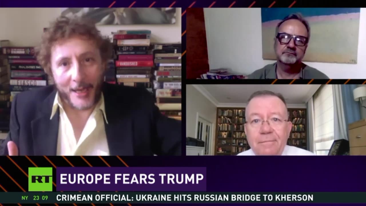 RT CrossTalk Europe fears Trump 7 Aug, 2023