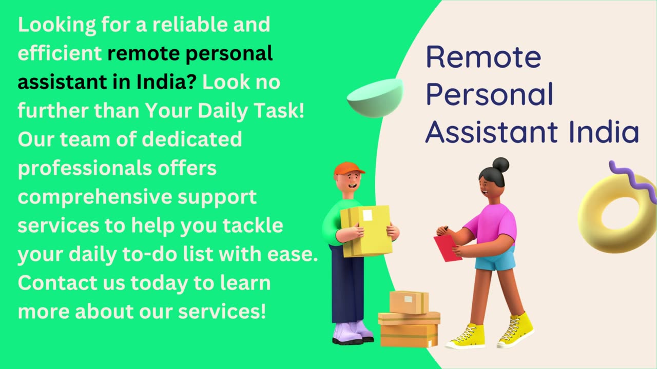 Looking for a Remote Personal Assistant in India ? Check Your Daily Task Now!