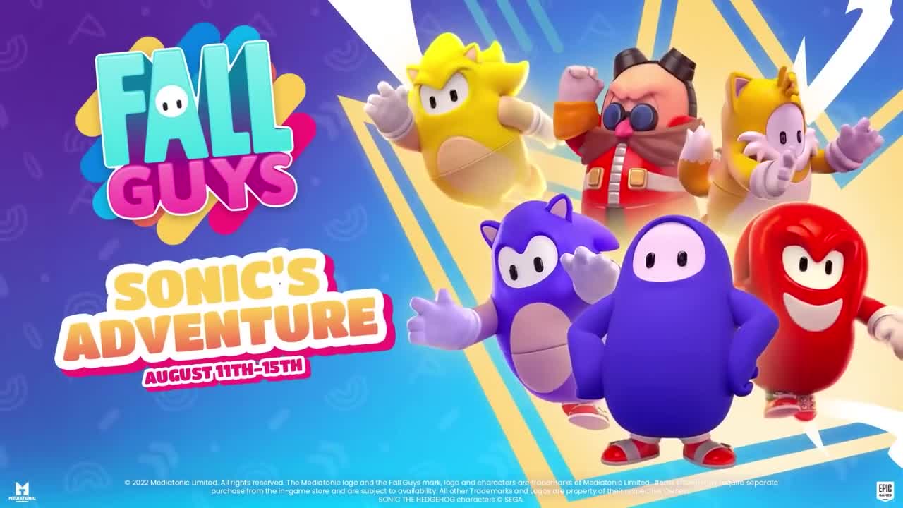 Fall Guys - Sonic's Adventure Event Trailer PS5 & PS4 Games