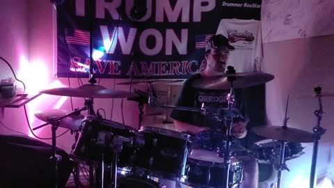 RooStar drumming to.Mary Mary - Shackles.