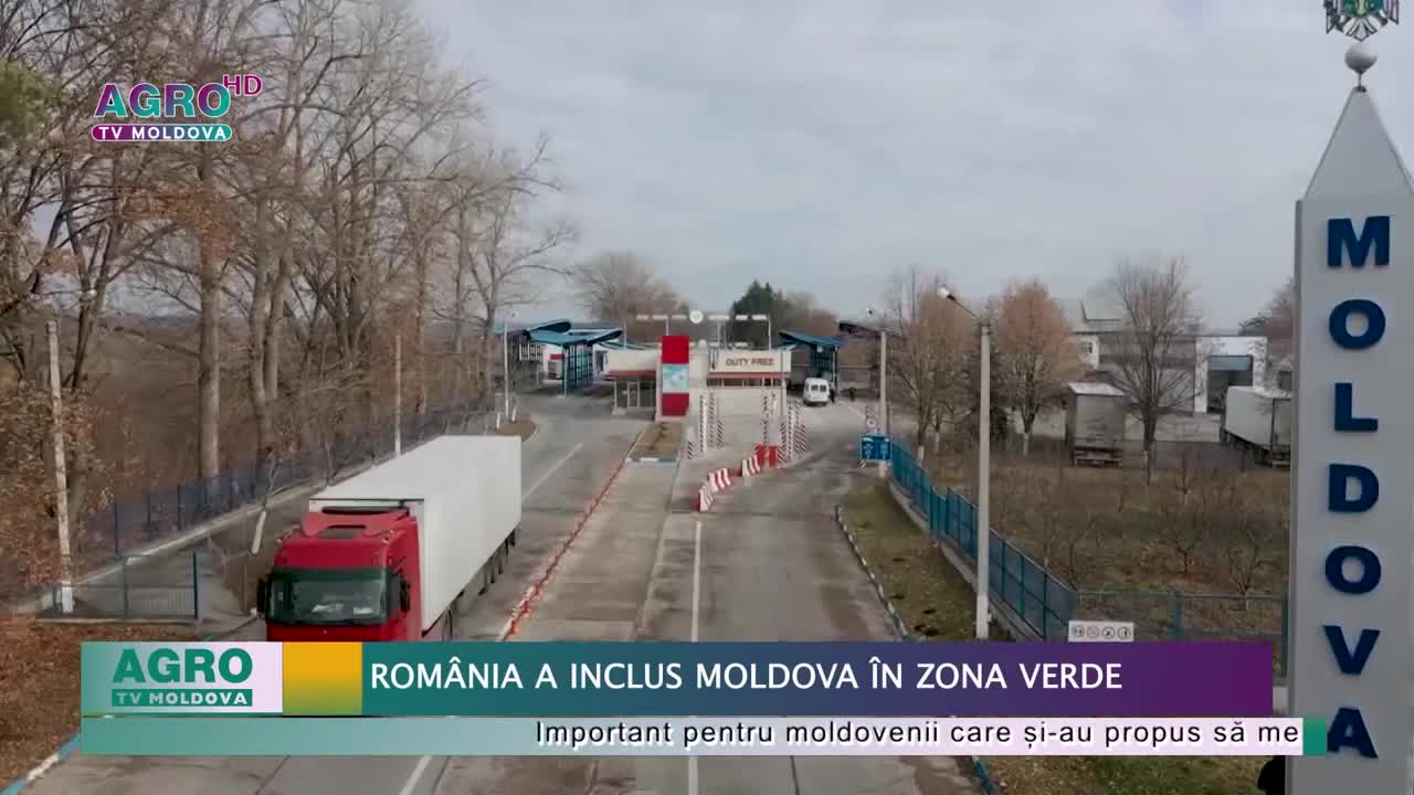 România a inclus Moldova în zona verde – AGRO TV News