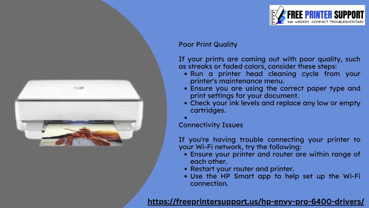 HP ENVY Pro 6400 All-in-One Printer Driver Download