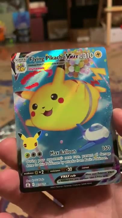 Pulling a FAT Pikachu from Celebrations