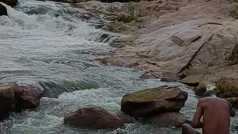 Water falls