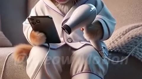 What u do if phone drops in toilet-#cat #cute #kitten #funny #catlover #kitty #cat