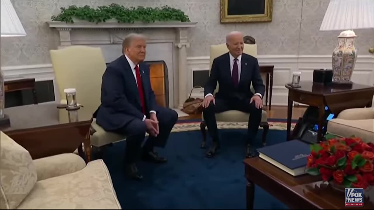 Trump meets with Biden at the Whitehouse in DC