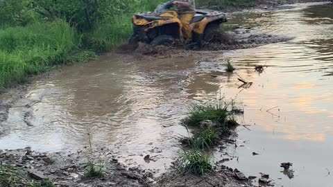 Got the outlander 800 stuck