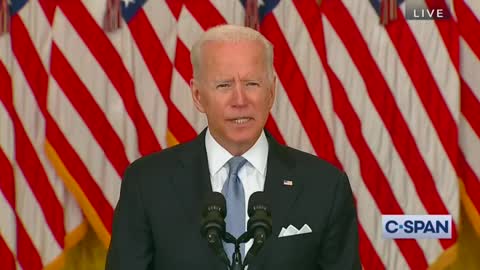 Biden Says Current Chaos That He Caused in Afghanistan "Reinforces" That He Made Right Choice