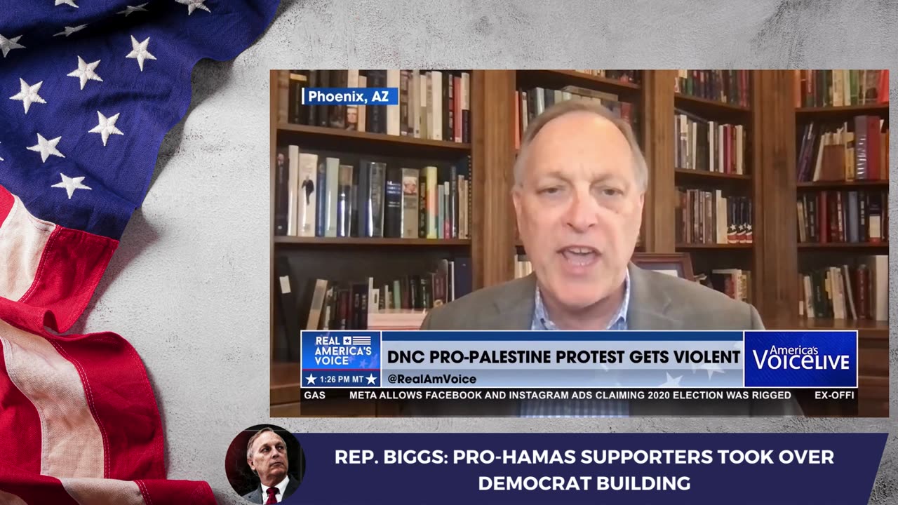 Rep. Biggs: Pro-Hamas Supporters Took Over Democrat Building