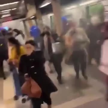 NYC Subway Video Shows People Fleeing Gunfire Through Smoke