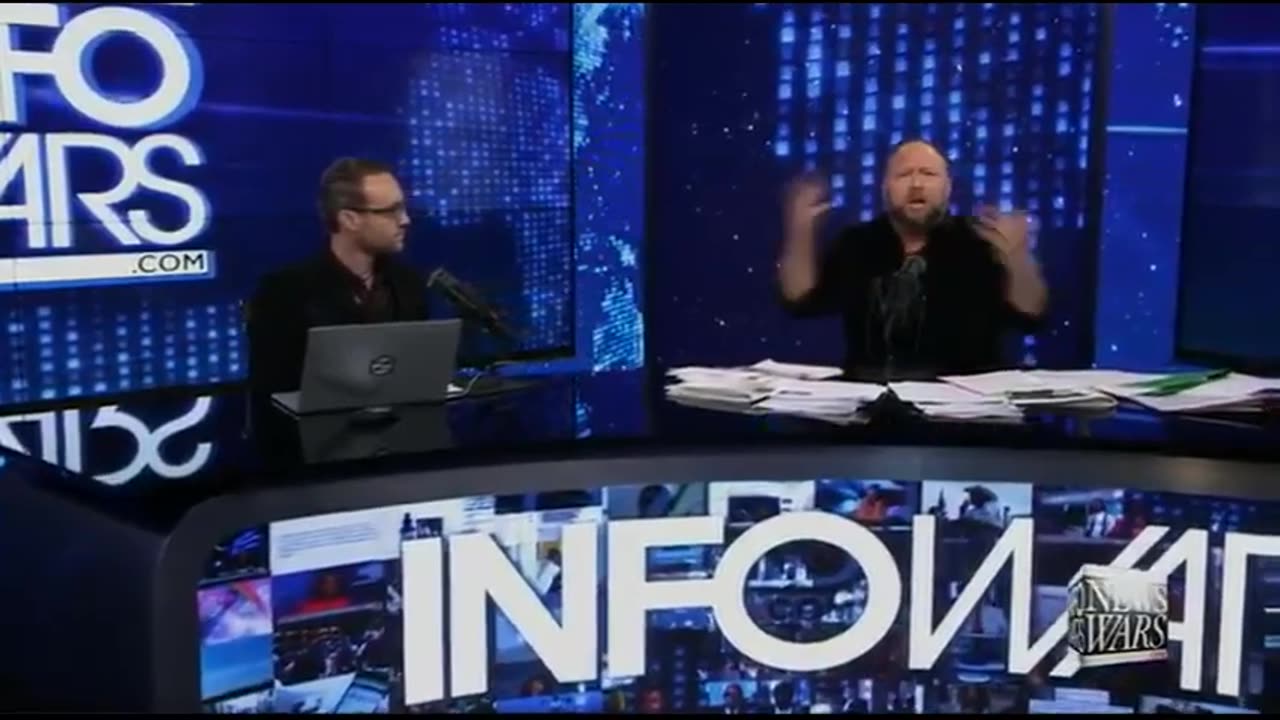 Alex Jones Gets Mad At Sacha Baron Cohen