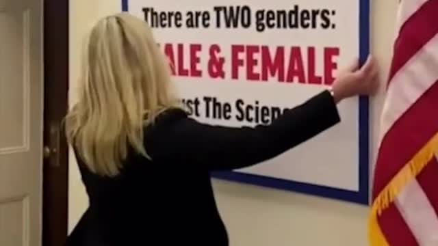 Congresswomen feud over transgender rights via office decor