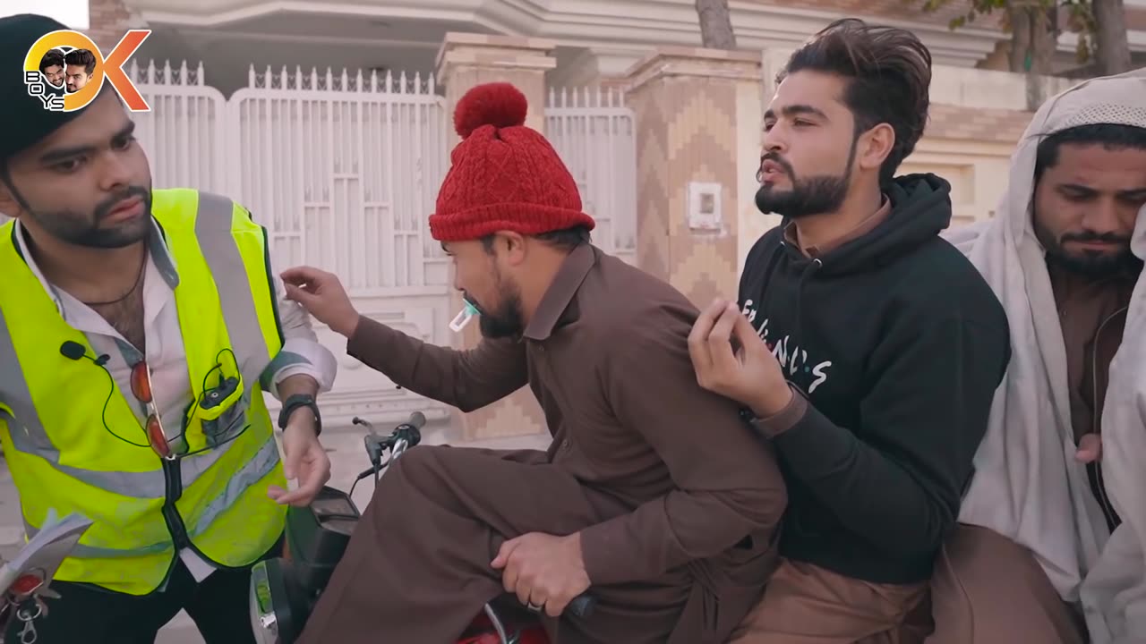 Traffic police wla |okboys| Pashto funny video 2023