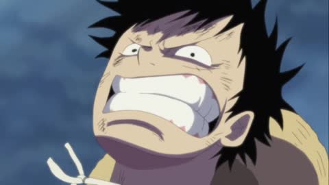 One Piece - Luffy uses conqueror’s Haki to save Ace