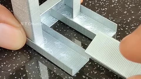 Ingenious Idea from stapler Pin! How to make Cube