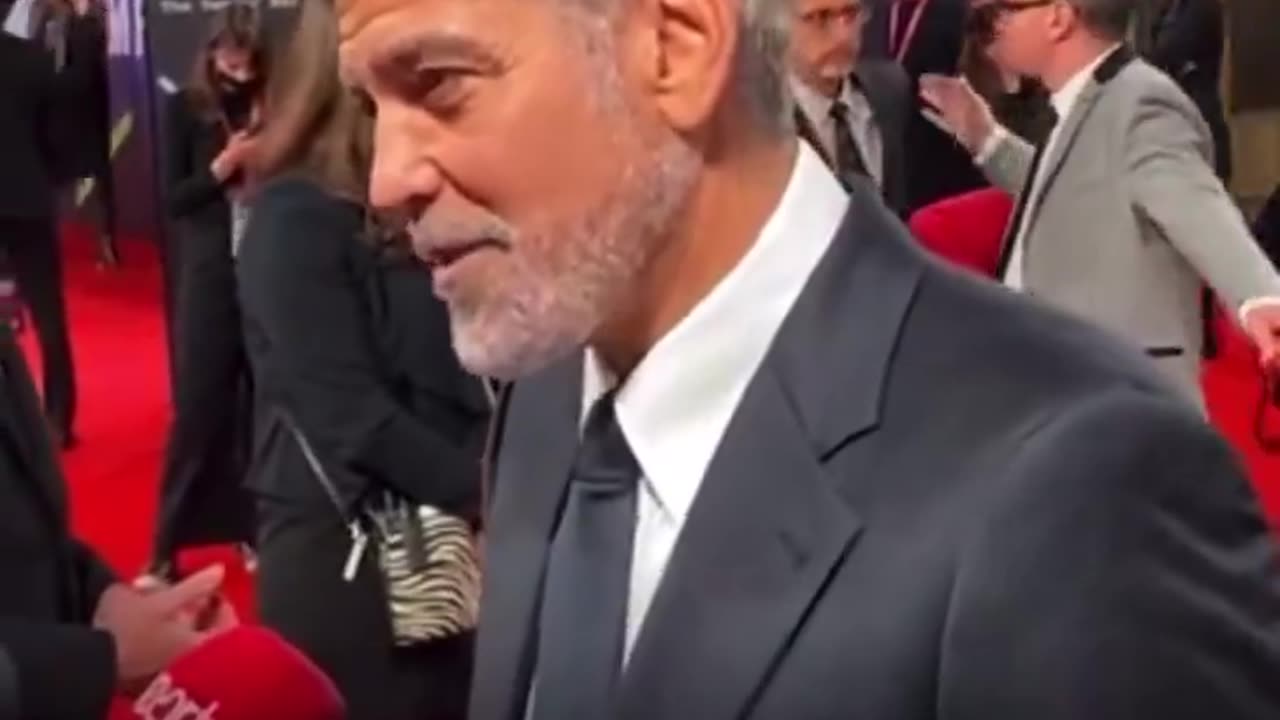 NEVER FORGET - George Clooney, who was preaching in LA yesterday about how awful Trump is