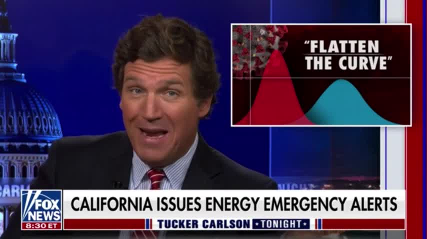 Tucker Carlson takes a look at the new way people are being told to "flatten the curve."!