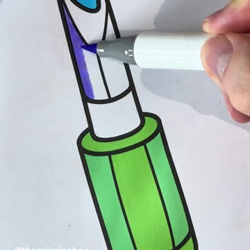 💅✨ Watch me color a cuticle and nail push from my “Cosmetic Vibes” coloring book! 🎨💖