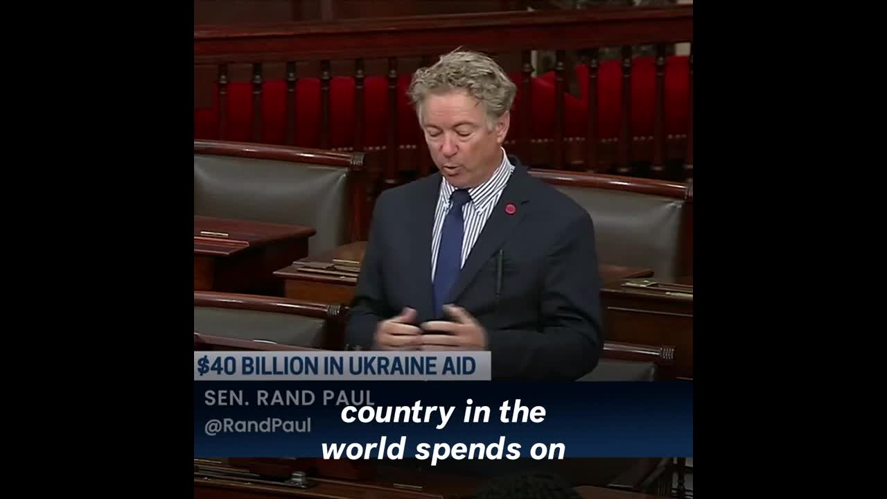 Rand Paul knows what America first really means! 🇺🇸