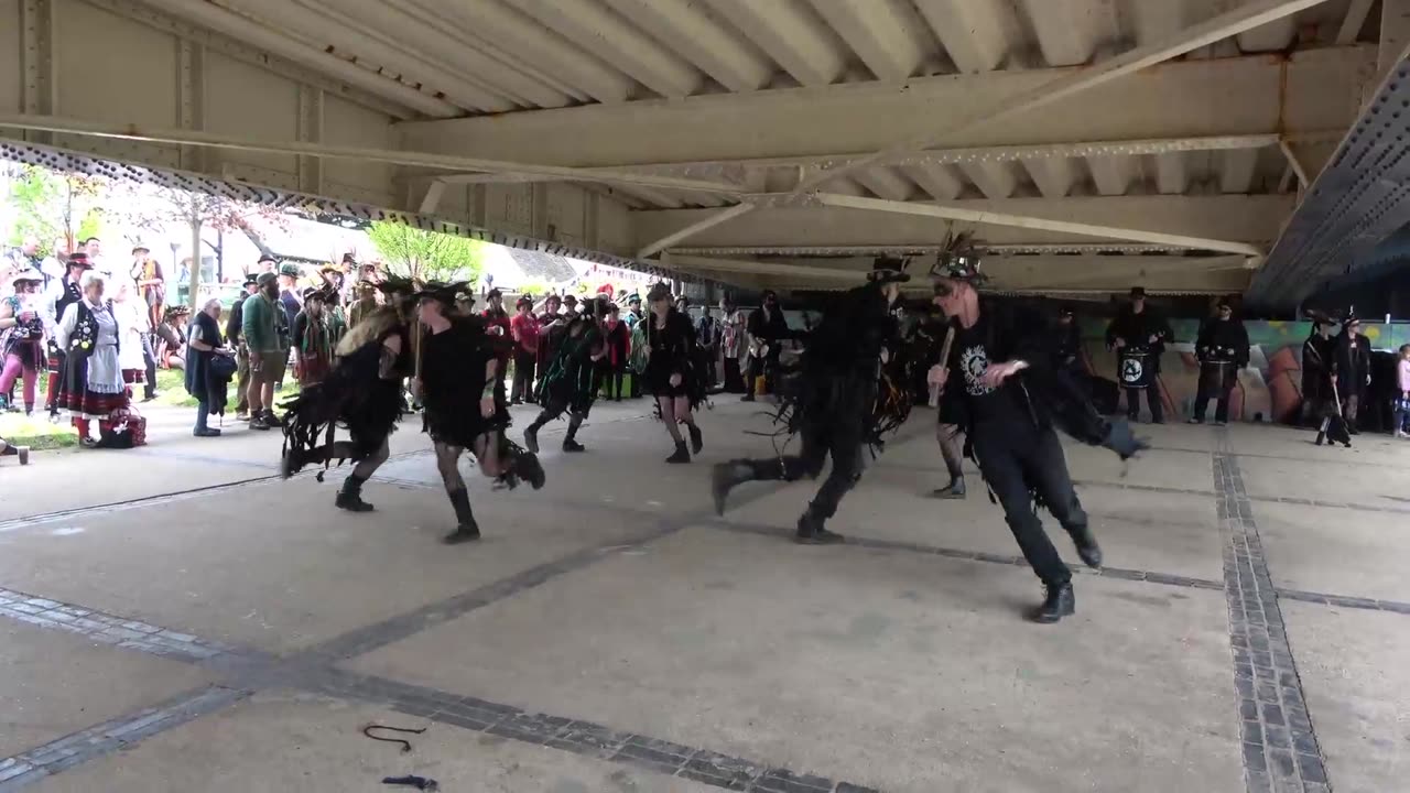 Beltane Border Morris - Haytor - Upton Folk Festival 2023 - Trim