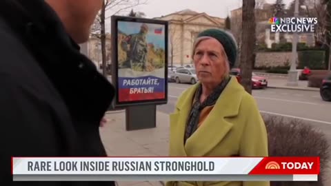 American TV channel NBC showed a 'shocking' report from Crimea