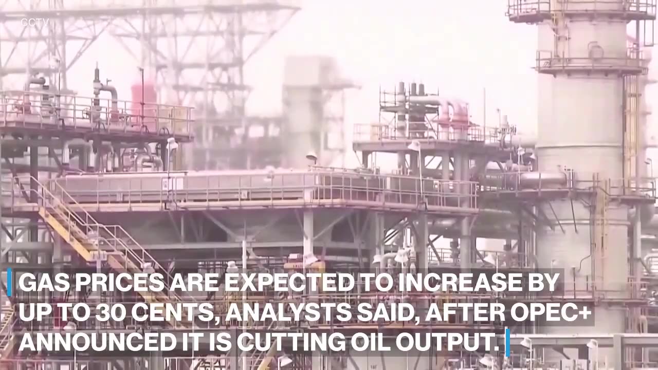 Gas prices expected to rise as OPEC+ cuts oil[720p-HD]