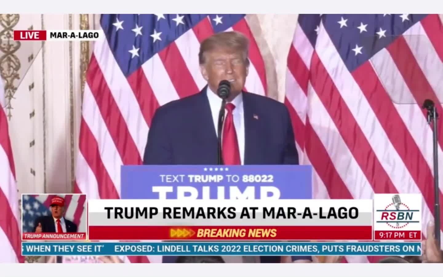 WATCH President Trump Sip THE WATER: "are you getting ready?"
