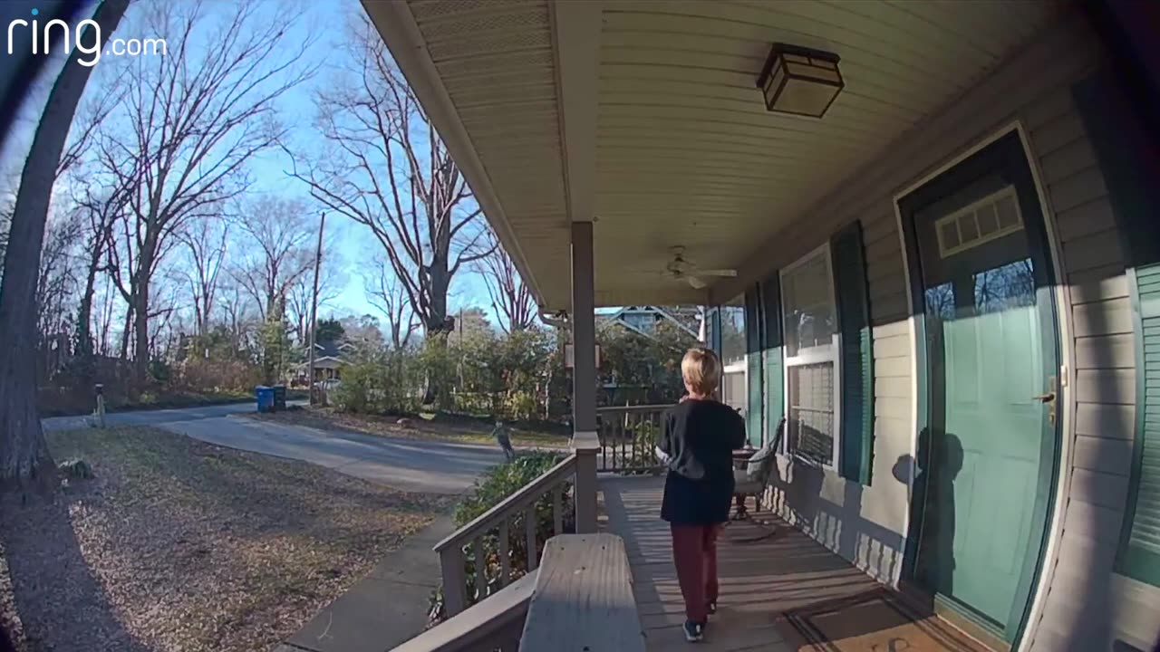 Son Brightens Dad’s Day With a Goofy Video on Family’s Ring Doorbell