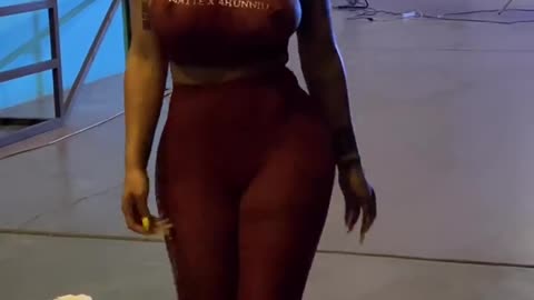 India Love Practicing her Walk