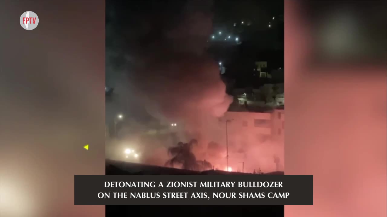 Al-Quds Brigades striking Zionist enemy vehicles and soldiers, Tulkarm, West Bank, occupied Palestine, 18 Nov 2024