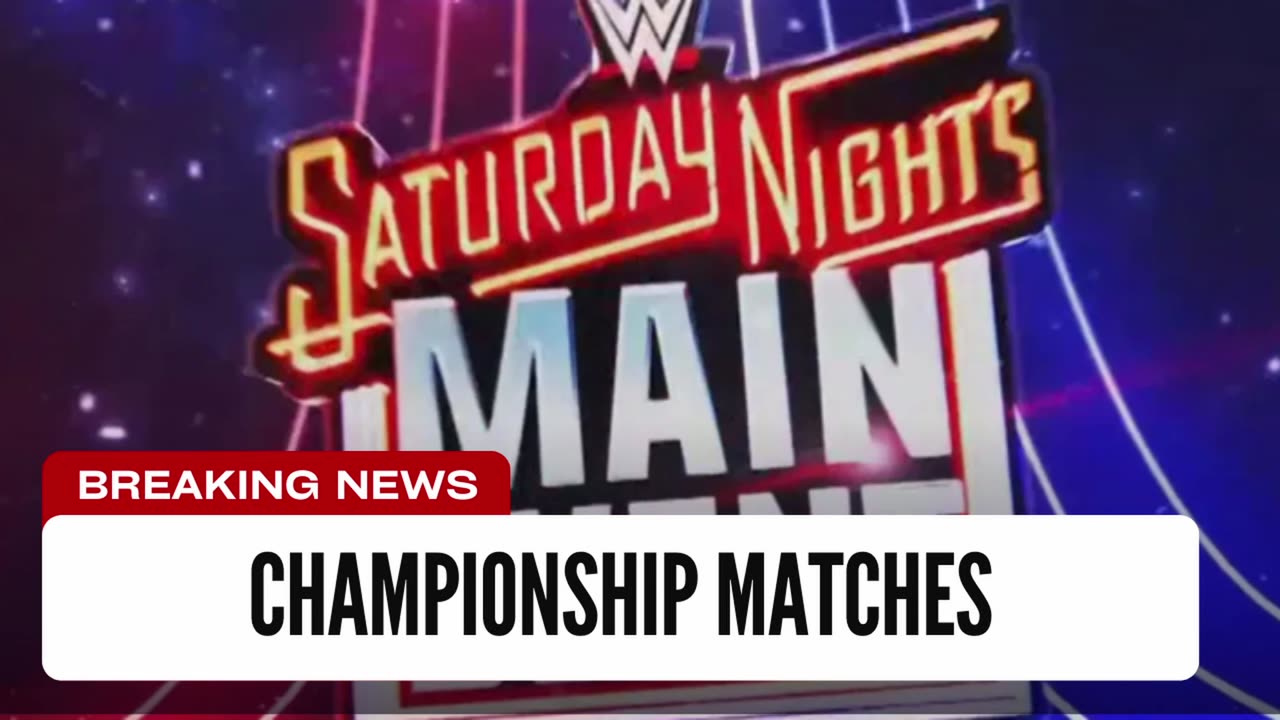 Two More Championship Matches Announced For Saturday Night Main Event