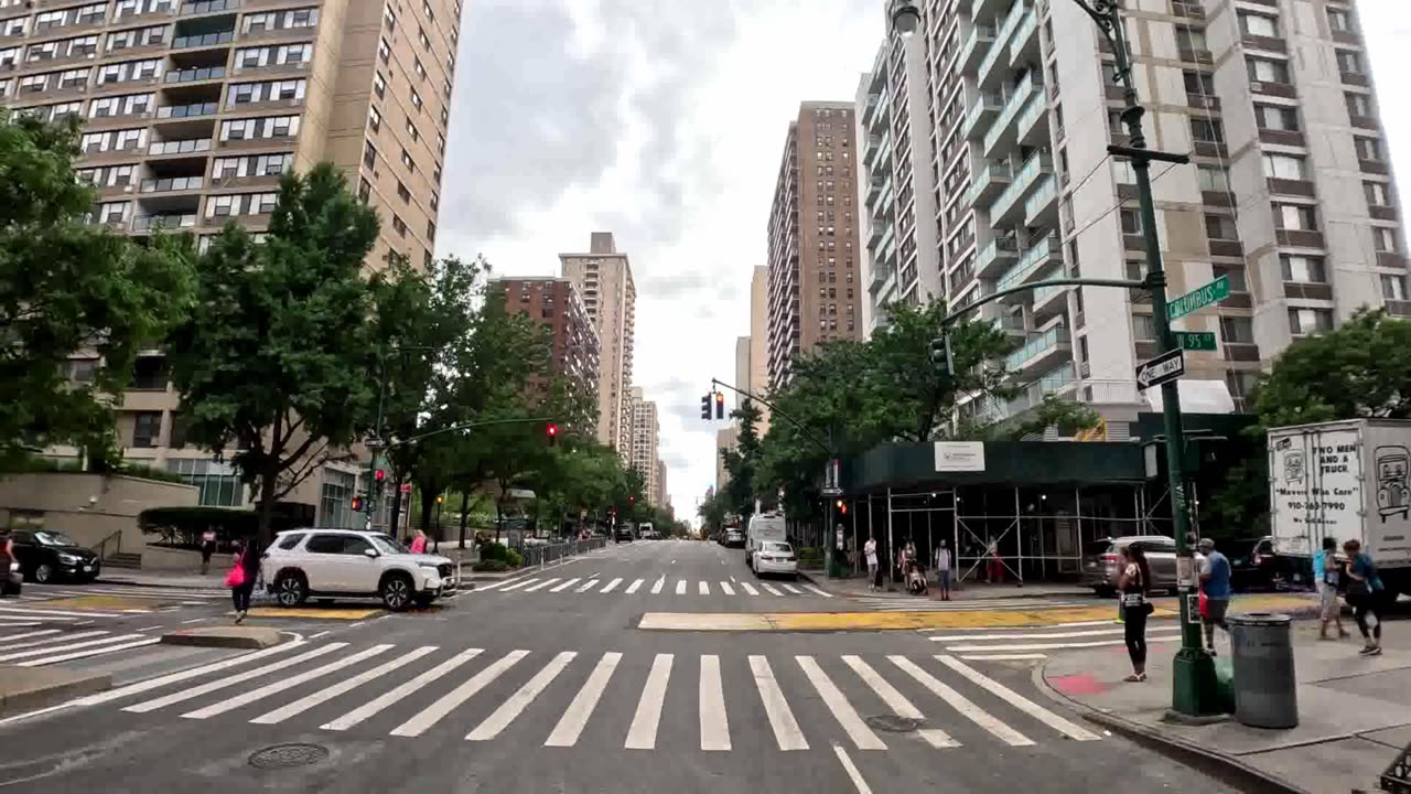 Driving from New York City NYC Queens to Manhattan East West Side LES Lower East Side & Back ASMR FF