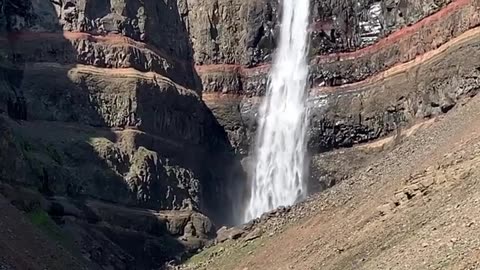 Beautiful waterfall in Iceland