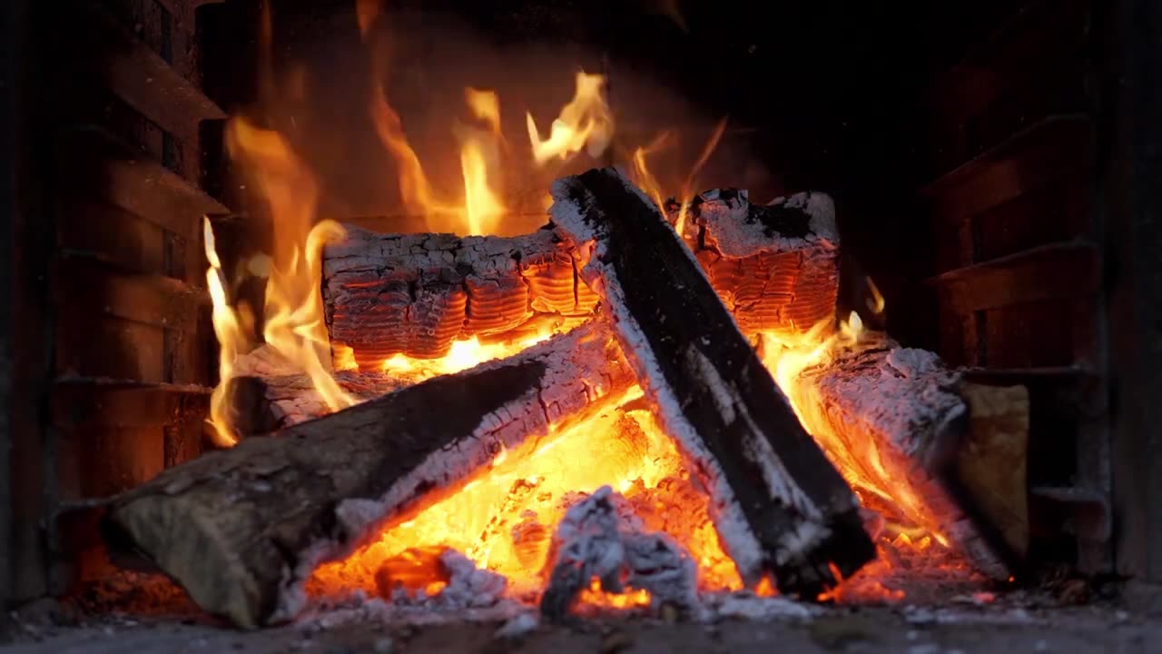 2:The best Relaxing Music whit Beautiful Fireplace. 15 min