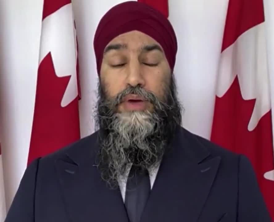 NDP Leader Jagmeet Singh says that Premiers "caving to the demands of angry mobs" is an "act of cowardice"