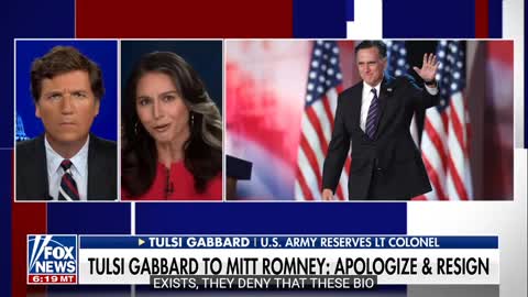 Tulsi Gabbard's reaction to Romney accusing her of treasonous lies