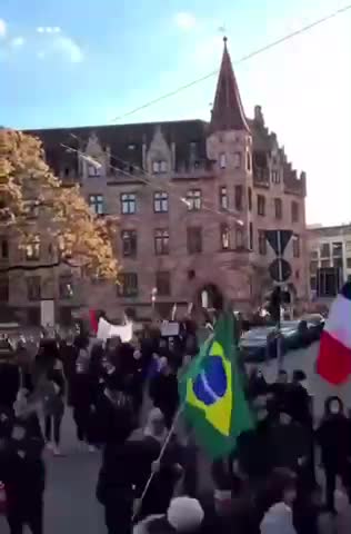 Germane are protesting against vaccine mandate