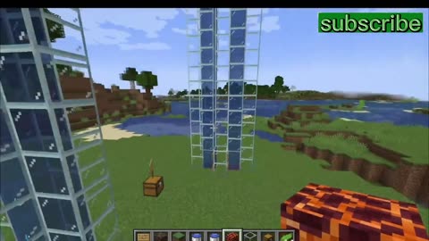 The water elevator in Minecraft has gone wrong