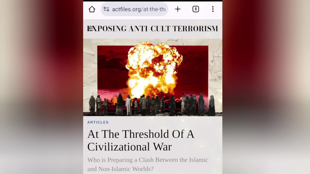 "At The Threshold Of A Civilizational War" Part 2