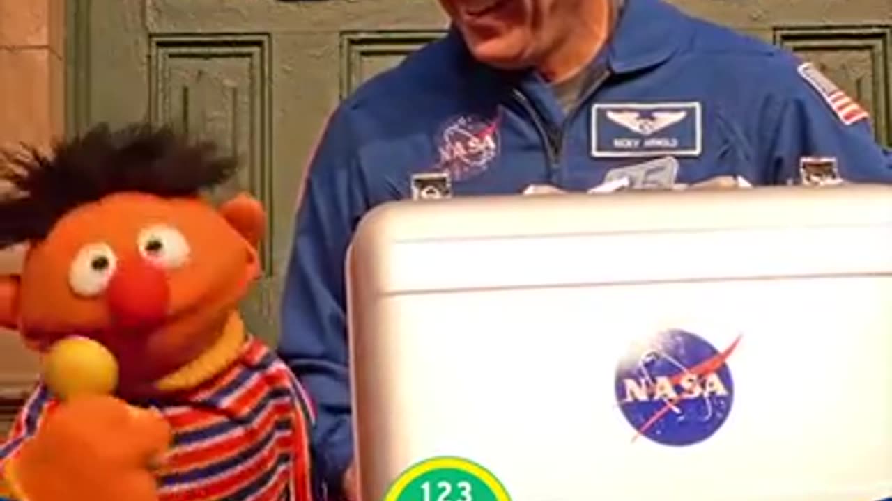 NASA Astronaut Returns Sesame Street Mementos Flown on Orion Spacecraft (Ernie's Rubber Ducky)