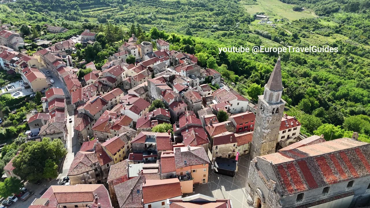 Croatia Buje (Istra) from Above