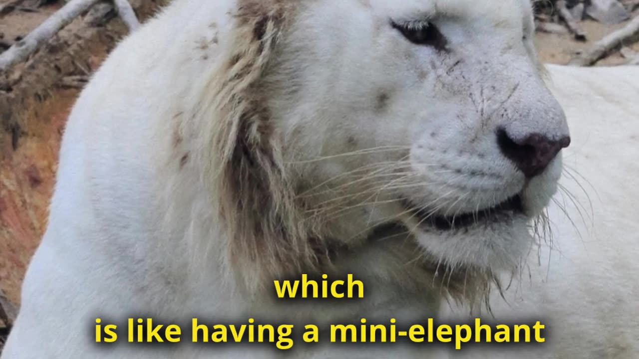 Meet Liger - The Largest Cat in the World