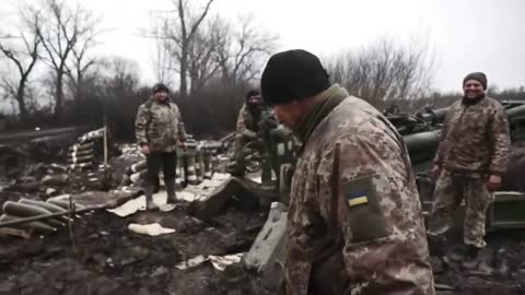 On the frontline of Ukraine's artillery war