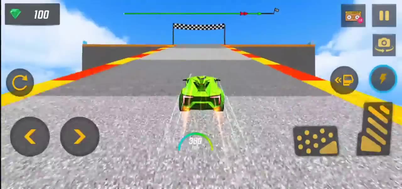 Rumble Ramp Ramp car racing- car racing 3D