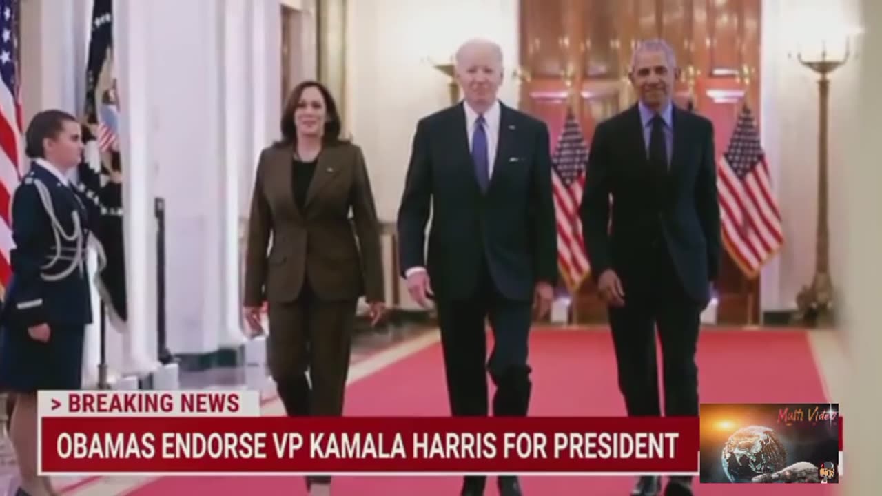 See Obama endorse Harris in phone call