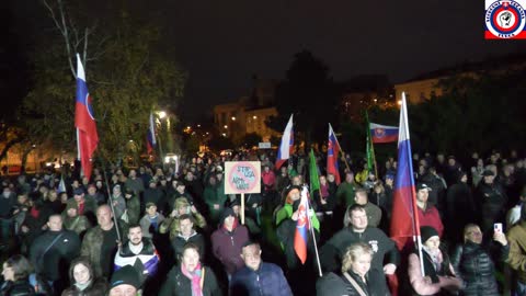 17.11.2022 Bratislava,Šafárikovo námestie - Občania si pripomenuli deň národnej zrady.