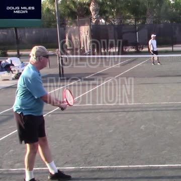 DOWN THE LINE FOREHAND WINNER LOOKS TOO EASY!