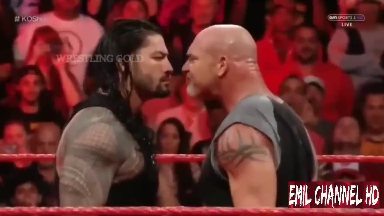 Roman Reigns vs Goldberg 🔥🔥🔥